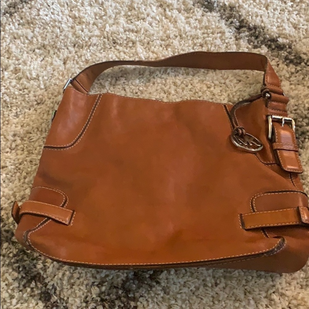 Tan leather MK